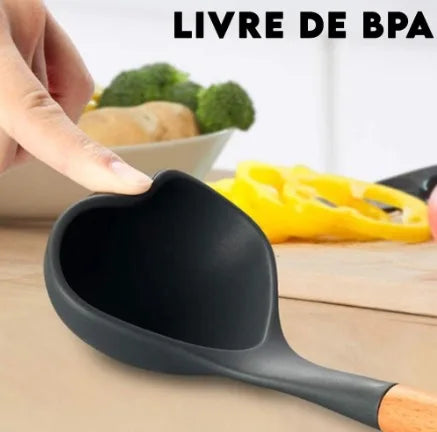Conjunto de Utensílios de Cozinha – 11 Peças de Silicone