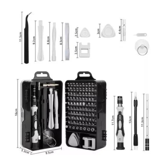 Kit de Ferramentas de Precisão 115 em 1