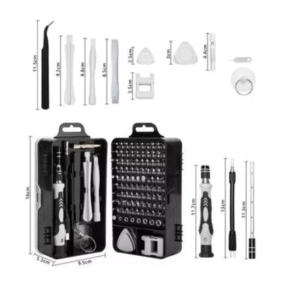 Kit de Ferramentas de Precisão 115 em 1