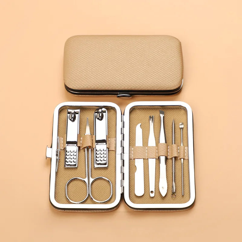 Kit Manicure e Pedicure 8 em 1