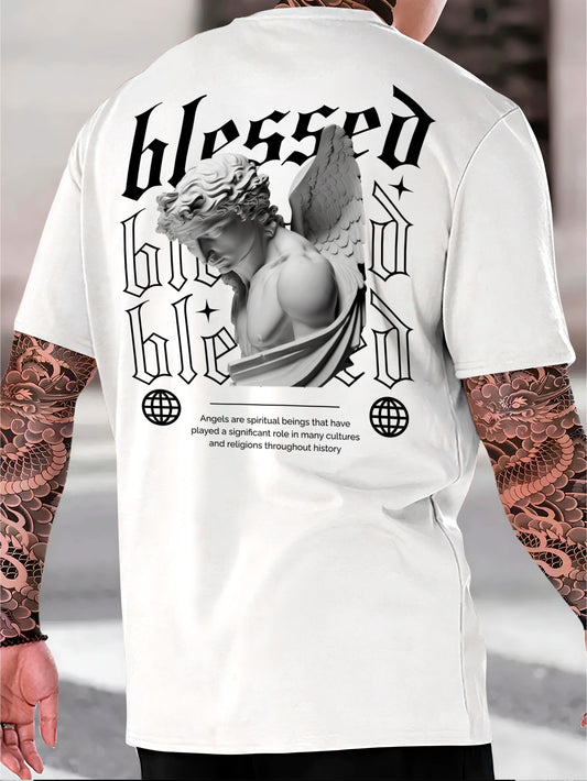 Camiseta Masculina Casual BLESSED