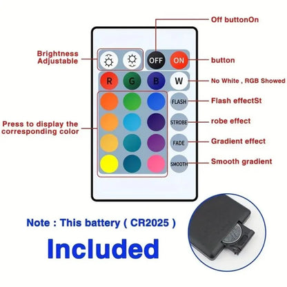 Fita LED RGB 5050 Bluetooth com Controle APP
